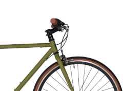 Fyxation: Pixel 7 Olive Green – Bicicleta Urbana