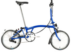 Brompton: C Line Utility Piccadilly Blue – Mid – Bicicleta Plegable