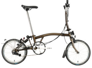 Brompton: C Line Utility Black Lacquer – Mid – Bicicleta Plegable