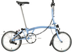 Brompton: C Line Explorer Cloud Blue – Mid – Bicicleta Plegable