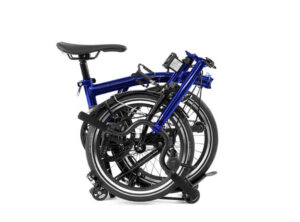 Brompton: P Line Urban – Bolt Blue Lacquer Mid Roller Frame (4 vel.)