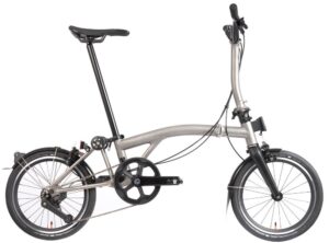 Brompton: T Line 12 Speed – Blasted Titanium Mid
